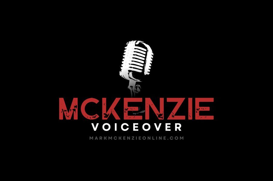 Logo and brand mark designed for Mark McKenzie's voice-over work